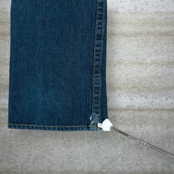 Vintage Skater Jeans True Religion Dark Wash Bootcut Flared Made in USA Rap Y2K - Picture 7 of 7